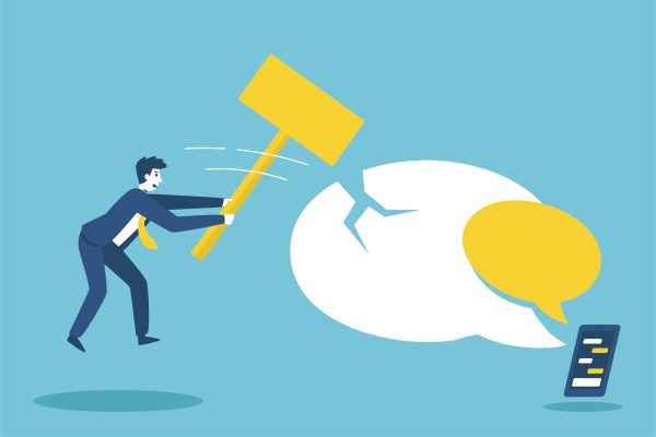 Notícias negativas na internet sobre empresa