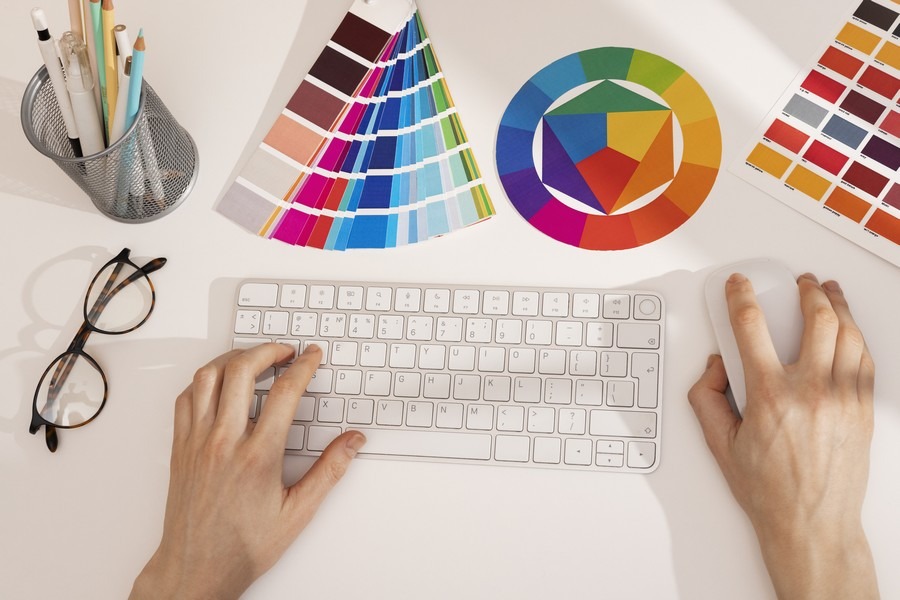 identidade visual estudo de cores